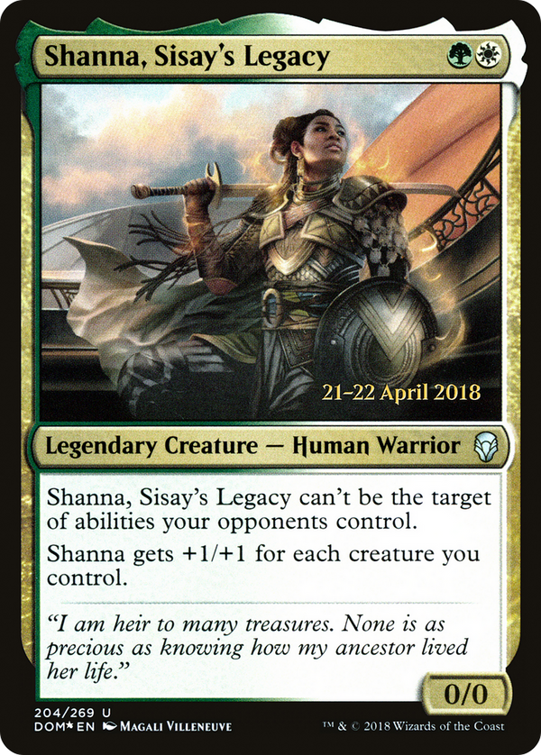 Shanna, Sisay's Legacy (PRE-204) - Dominaria Promos Foil