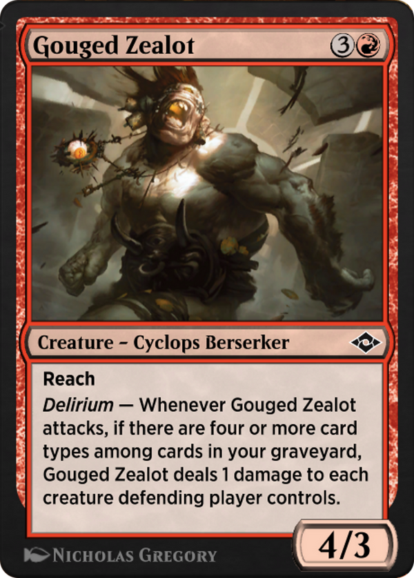 Gouged Zealot (J21-463) - Jumpstart: Historic Horizons