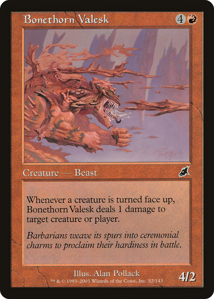 Bonethorn Valesk (SCG-082) - Scourge