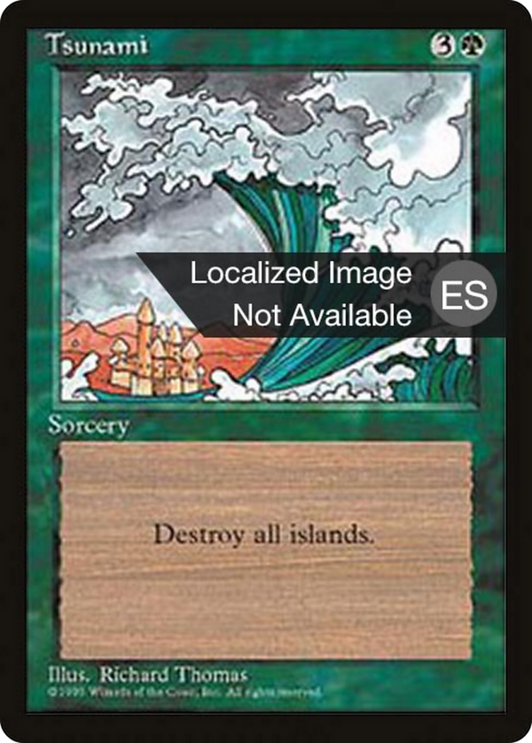 Tsunami (4BB-162) - Fourth Edition Foreign Black Border