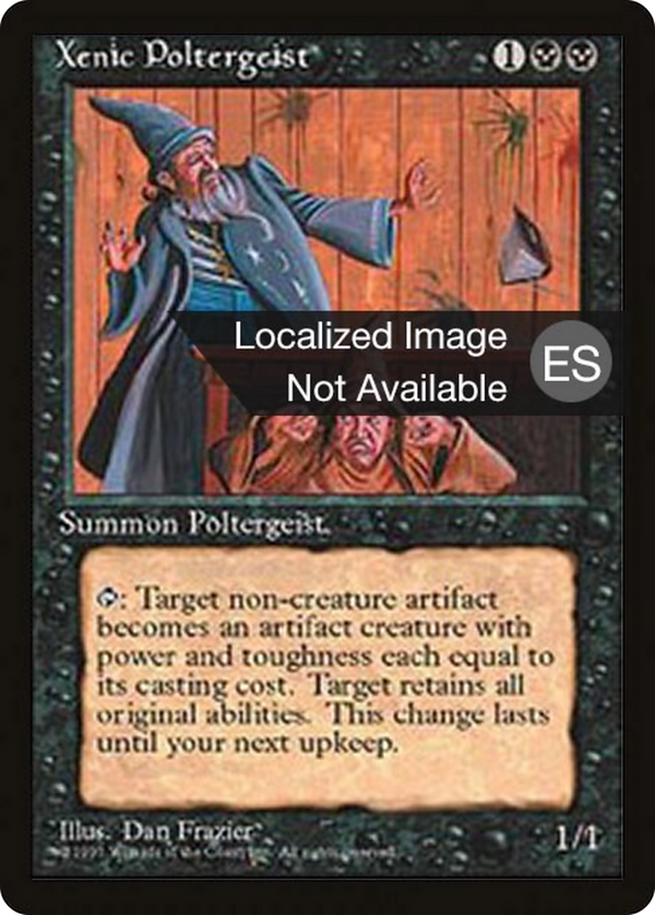 Xenic Poltergeist (4BB-) - Fourth Edition Foreign Black Border