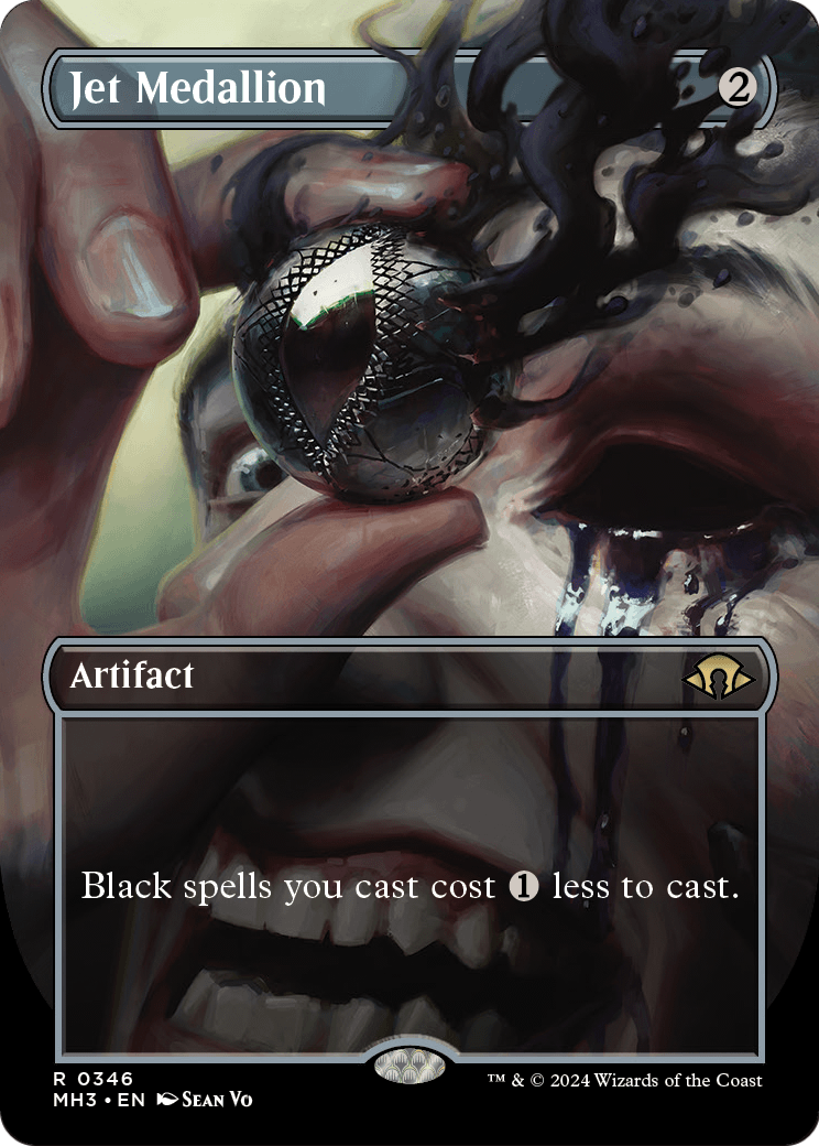 Jet Medallion (Borderless) (MH3-346) - Modern Horizons 3
