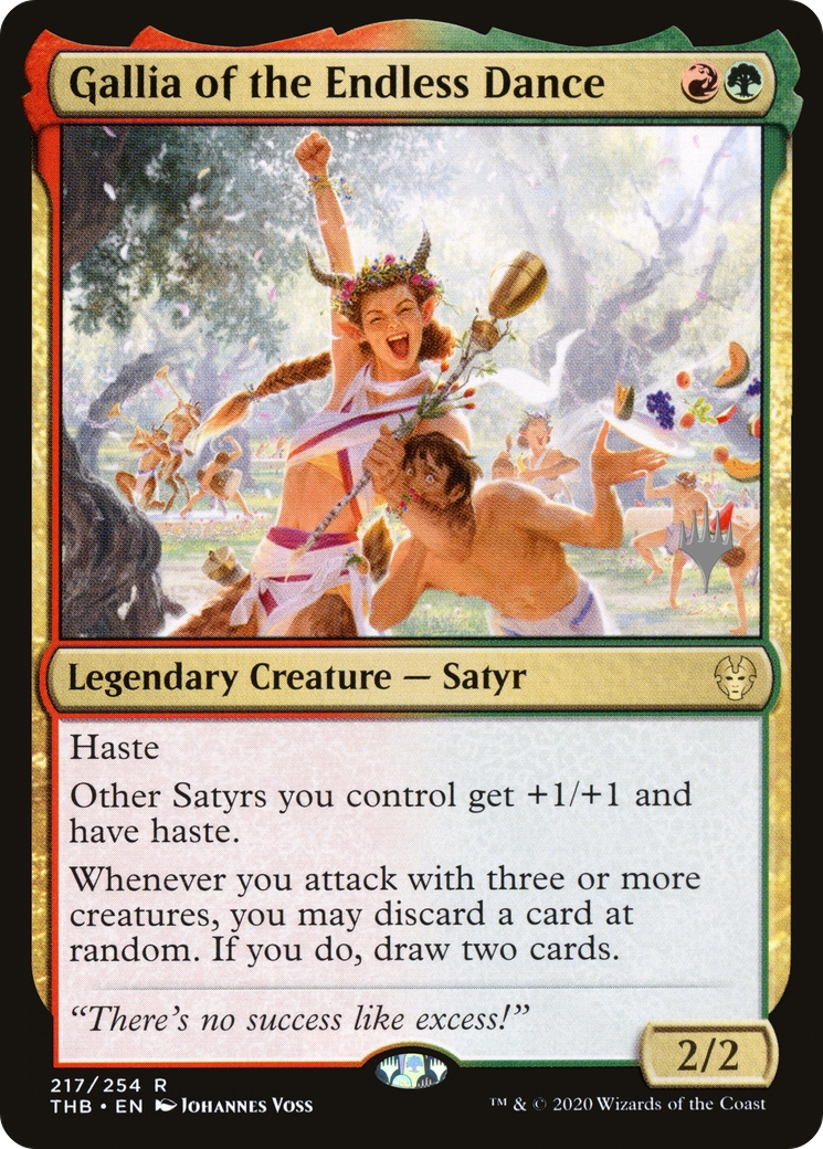 Gallia of the Endless Dance (PPTHB-217) - Theros Beyond Death Promos Foil