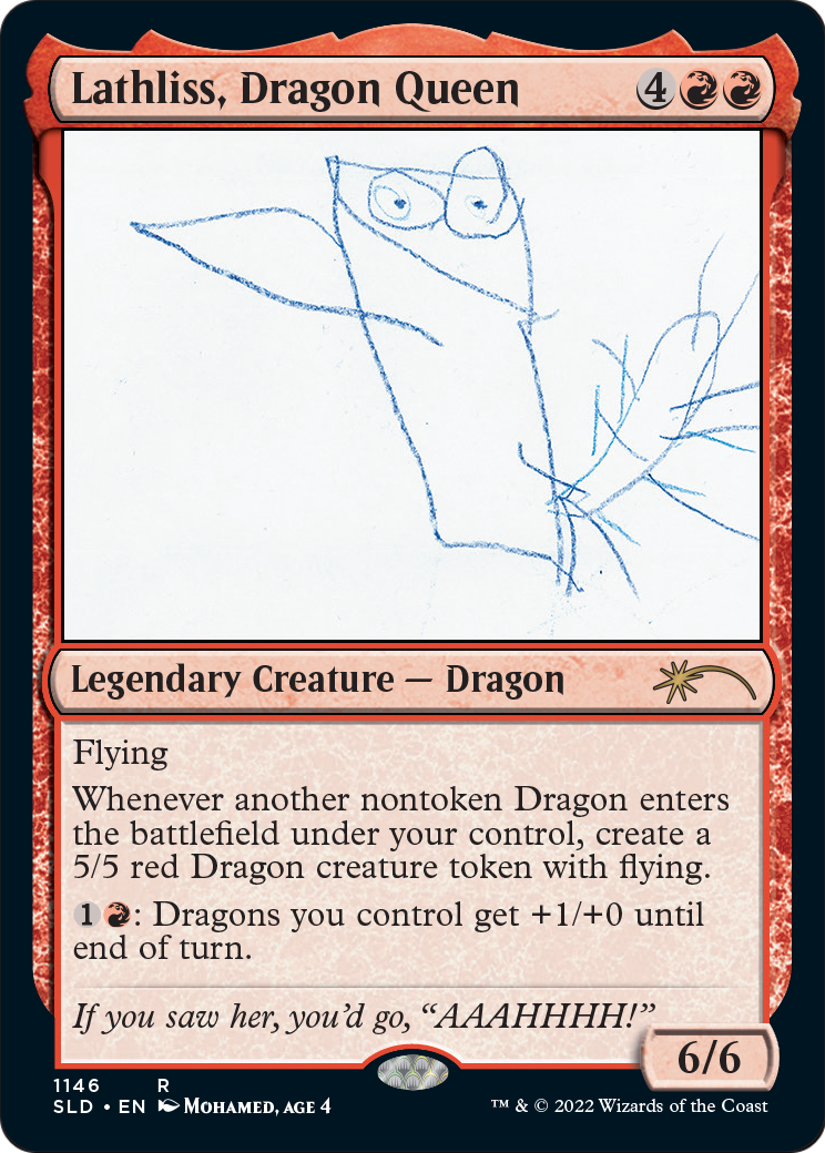Lathliss, Dragon Queen (1146) (SLD-1146) - Secret Lair Drop Foil