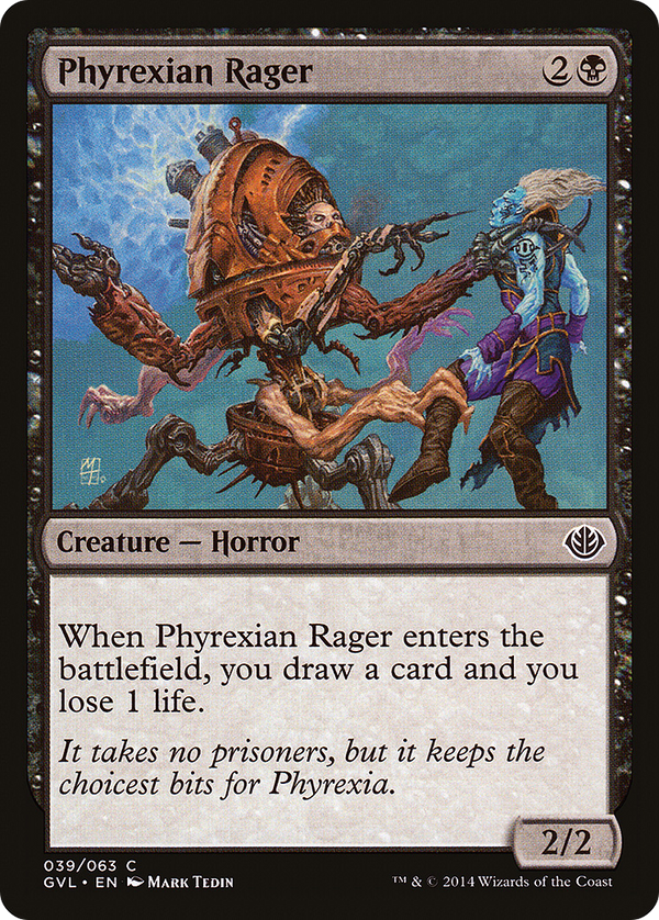 Phyrexian Rager (DD3-) - Duel Decks Anthology: Garruk vs. Liliana