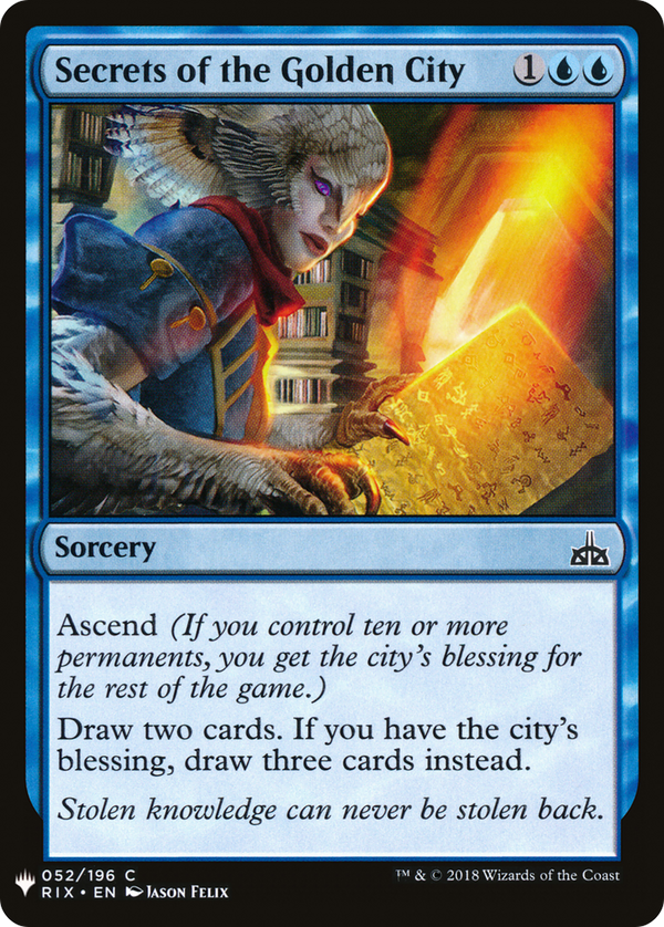 Secrets of the Golden City (LIST-052) - The List