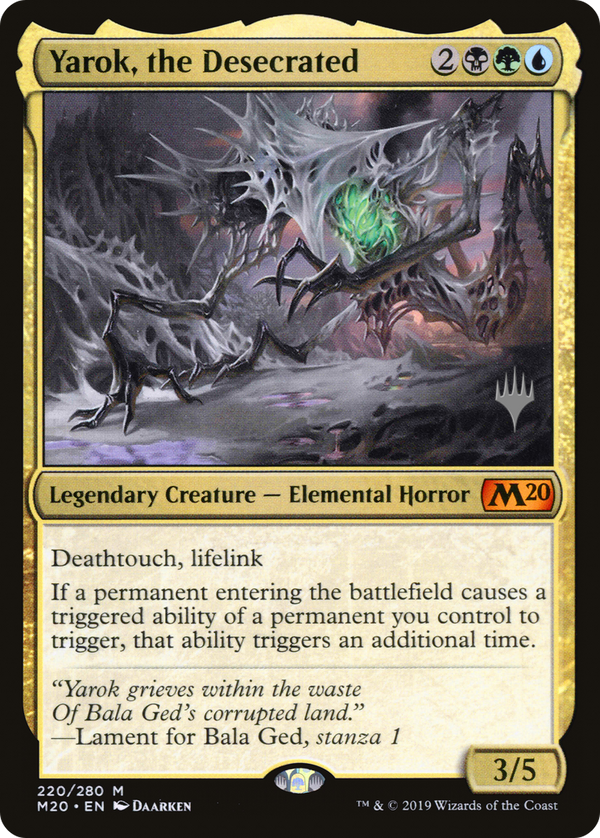 Yarok, the Desecrated (PPM20-220) - Core Set 2020 Promos