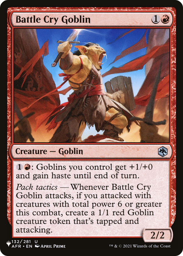 Battle Cry Goblin (LIST-132/281) - The List
