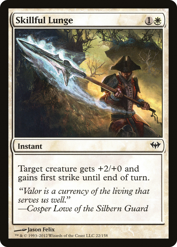 Skillful Lunge (DKA-022) - Dark Ascension Foil