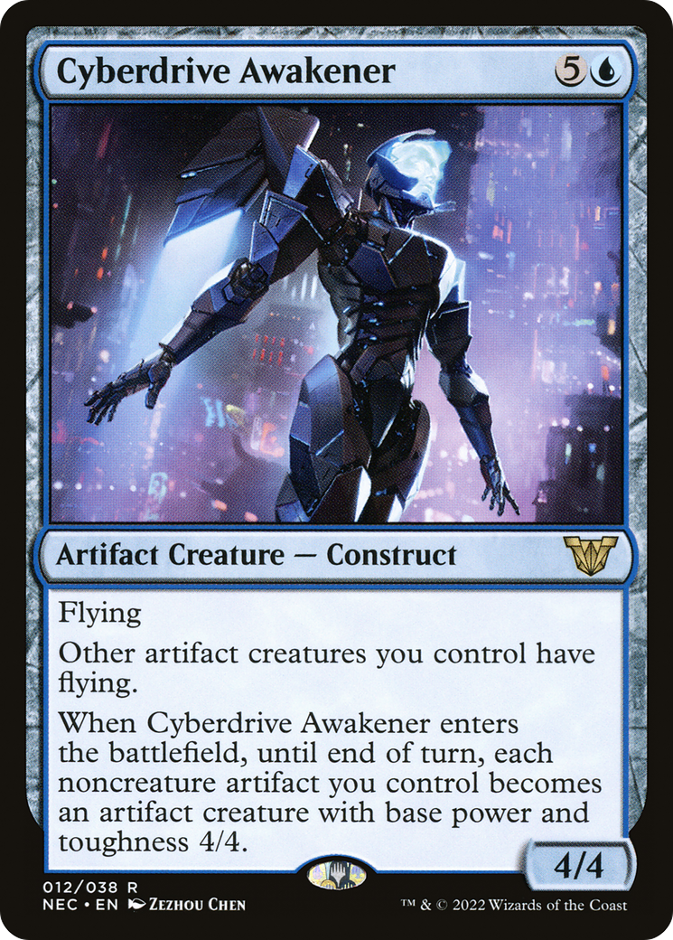 Cyberdrive Awakener (NEC-012) - Neon Dynasty Commander