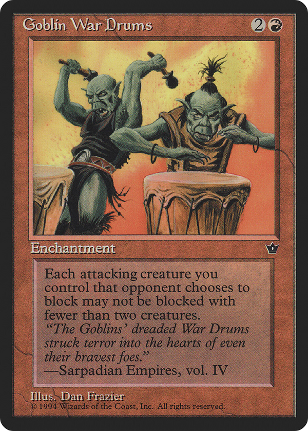 Goblin War Drums (Frazier) (FEM-) - Fallen Empires