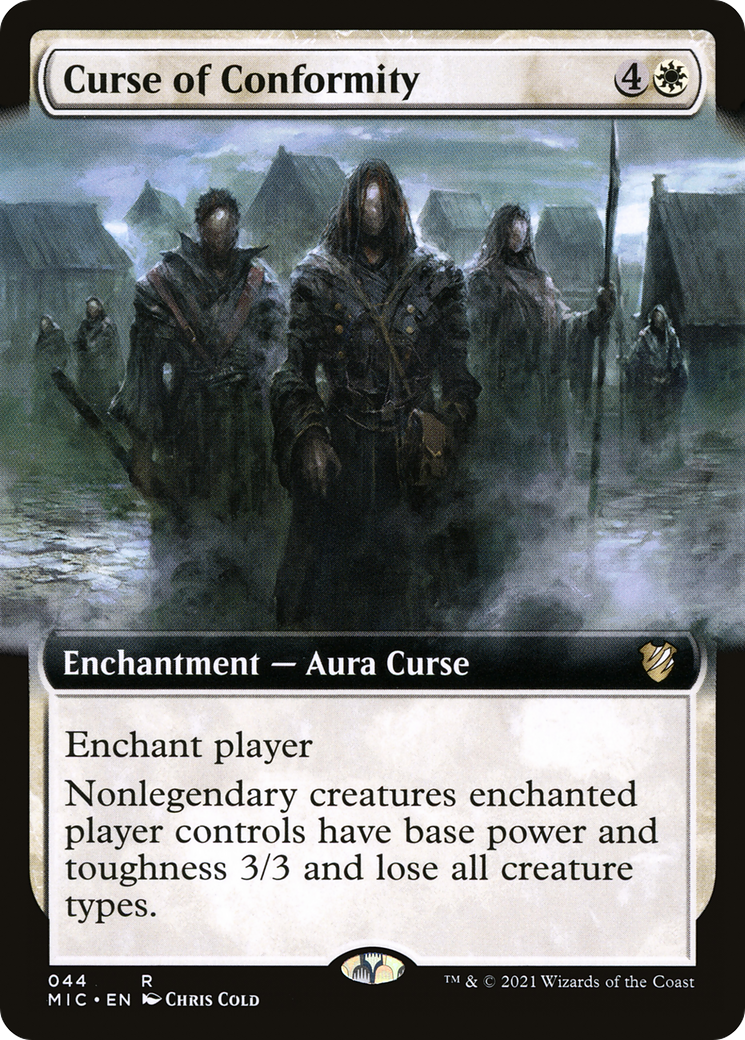 Curse of Conformity (Extended Art) (MIC-044) - Midnight Hunt Commander: (Extended Art)