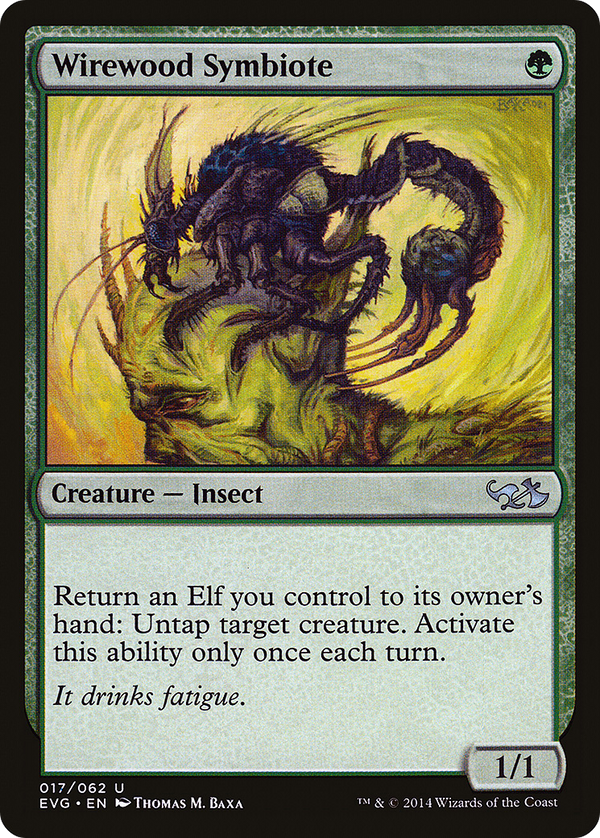 Wirewood Symbiote (DD3-) - Duel Decks Anthology: Elves vs. Goblins Foil