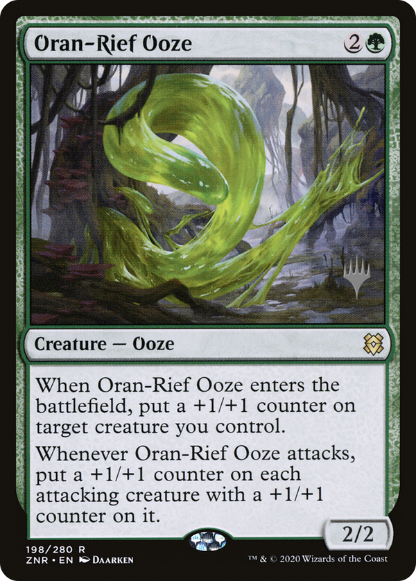 Oran-Rief Ooze (PPZNR-198) - Zendikar Rising Promos