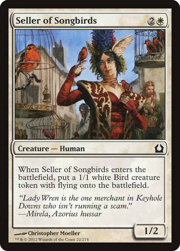 Seller of Songbirds (RTR-022) - Return to Ravnica