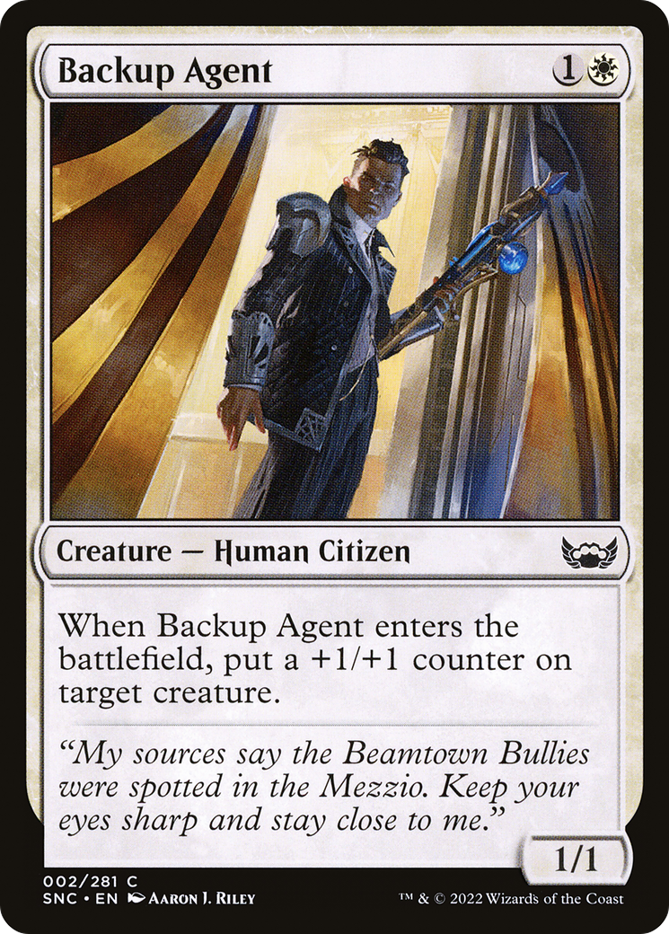 Backup Agent (SNC-002) - Streets of New Capenna Foil