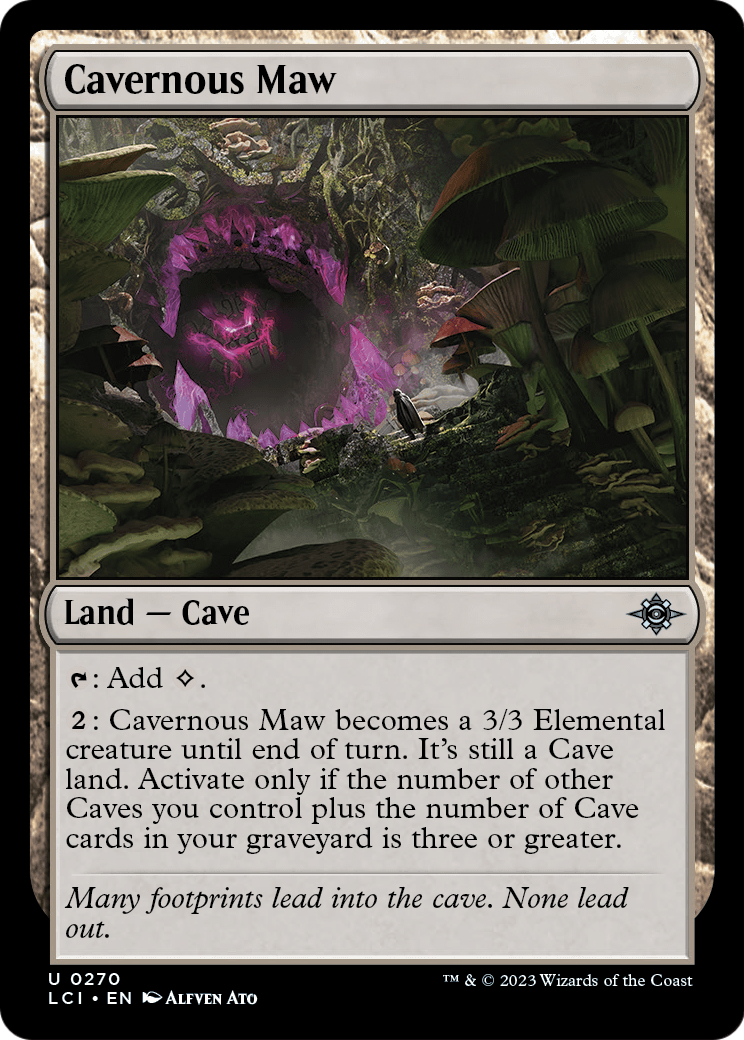 Cavernous Maw (LCI-270) - The Lost Caverns of Ixalan Foil