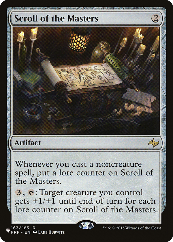 Scroll of the Masters (LIST-163/185) - The List
