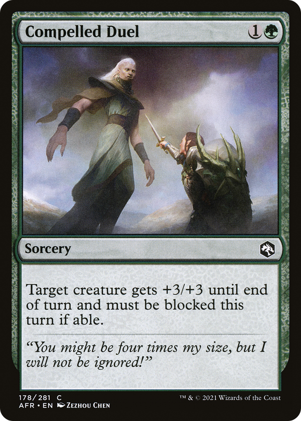 Compelled Duel (AFR-178) - Adventures in the Forgotten Realms Foil