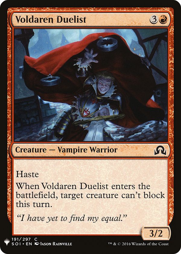 Voldaren Duelist (LIST-191) - The List