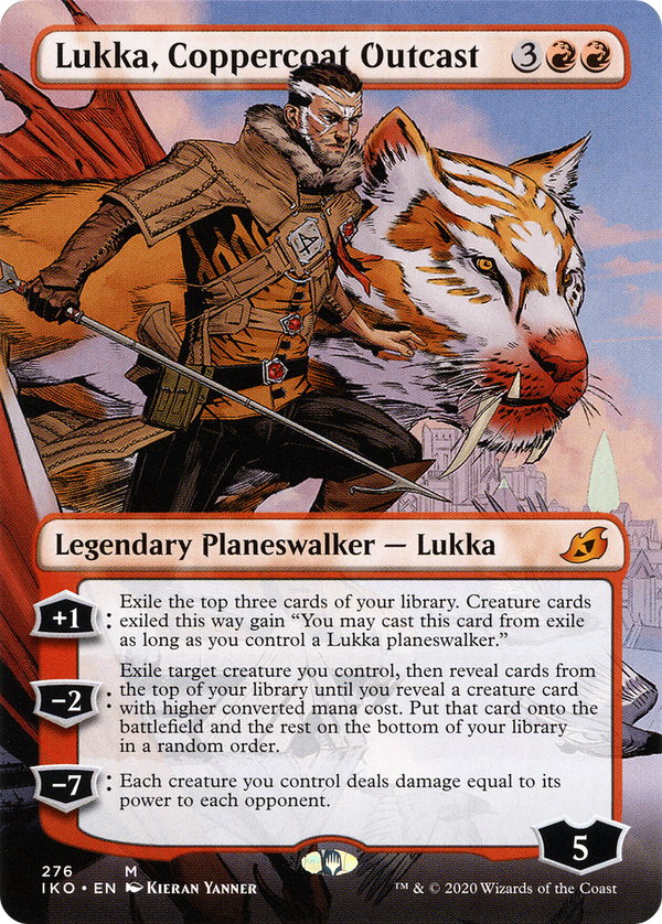 Lukka, Coppercoat Outcast (Borderless) (IKO-276) - Ikoria: Lair of Behemoths
