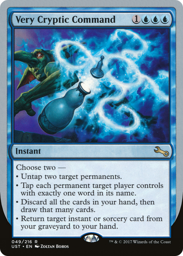 Very Cryptic Command (B) (UST-049) - Unstable