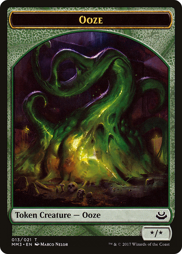 Ooze Token (MM3-013) - Modern Masters 2017 Tokens
