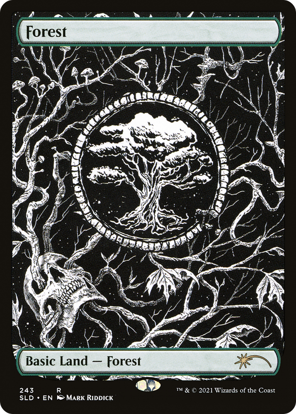 Forest (Crushing Brutality) (SLD-243) - Secret Lair Drop Foil