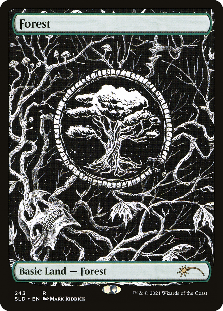 Forest (Crushing Brutality) (SLD-243) - Secret Lair Drop Foil