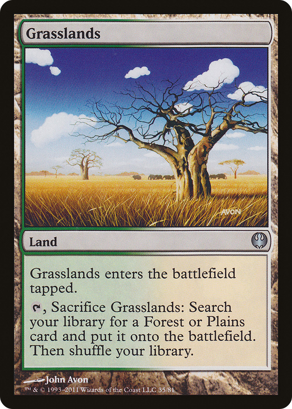 Grasslands (DDG-035) - Duel Decks: Knights vs. Dragons