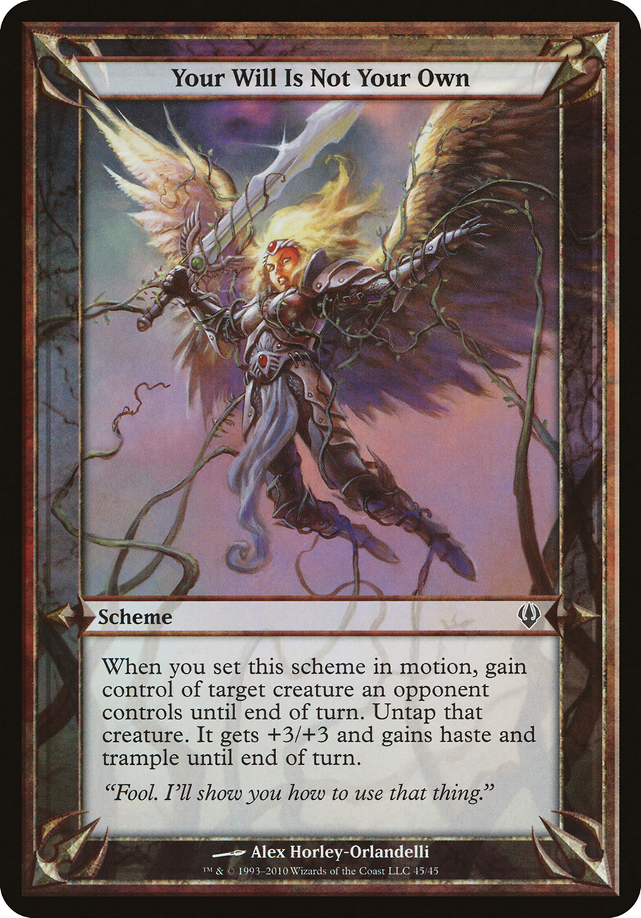 Your Will Is Not Your Own (Archenemy) (OVER-) - Archenemy Schemes