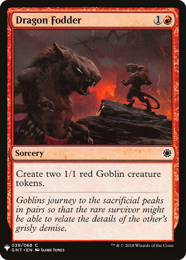 Dragon Fodder (LIST-039) - The List
