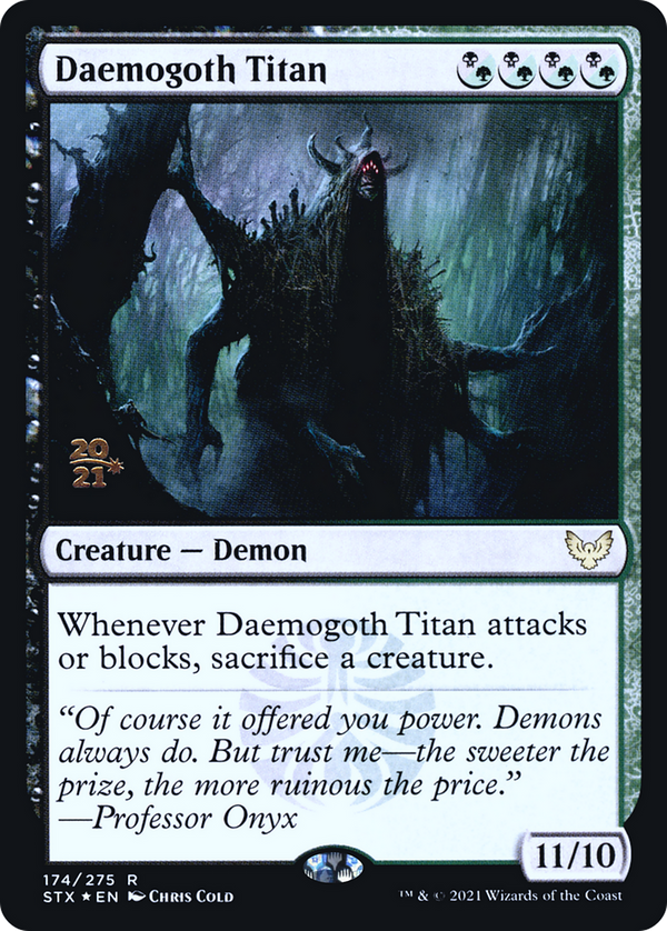 Daemogoth Titan (PRE-174) - Strixhaven: School of Mages Promos Foil