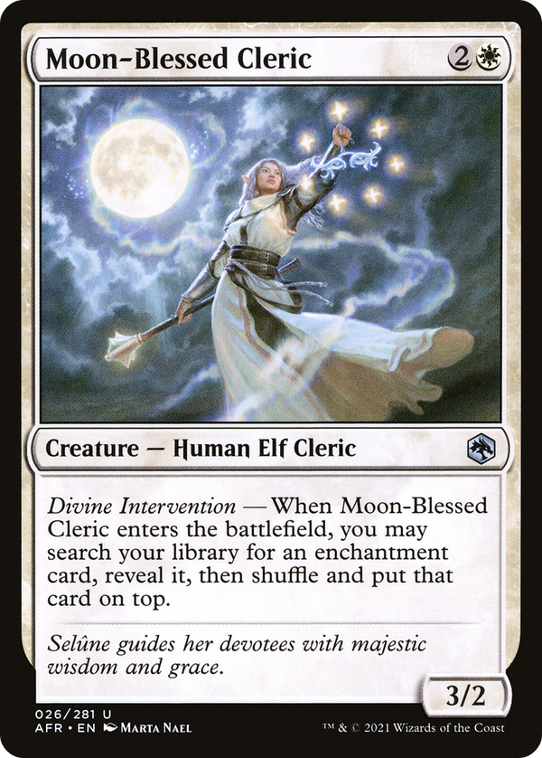 Moon-Blessed Cleric (AFR-026) - Adventures in the Forgotten Realms