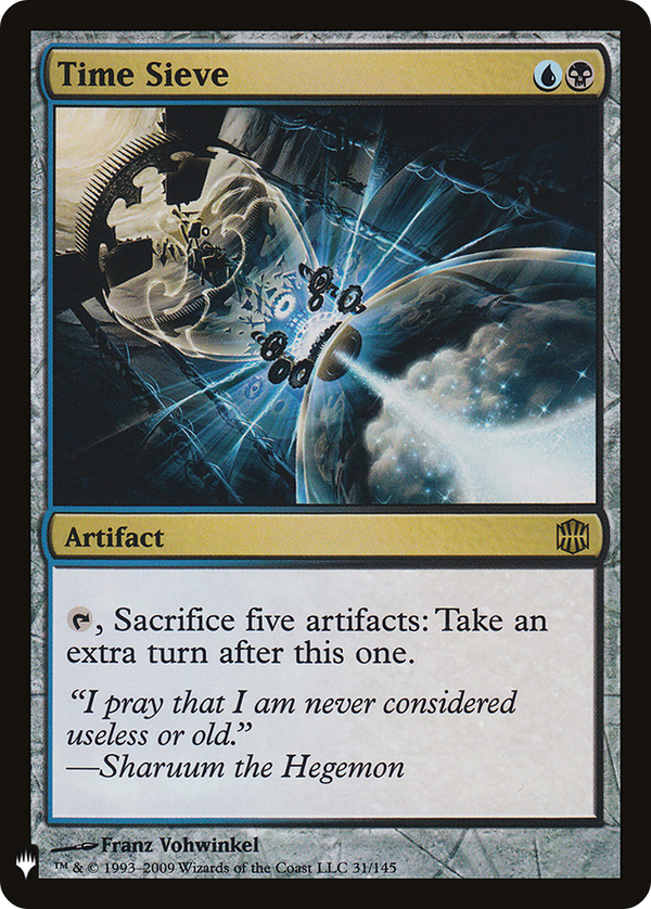 Time Sieve (LIST-031) - The List