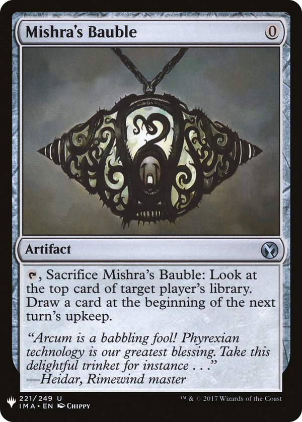 Mishra's Bauble (LIST-221) - The List