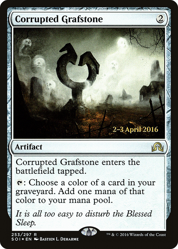Corrupted Grafstone (PRE-253) - Shadows over Innistrad Promos Foil