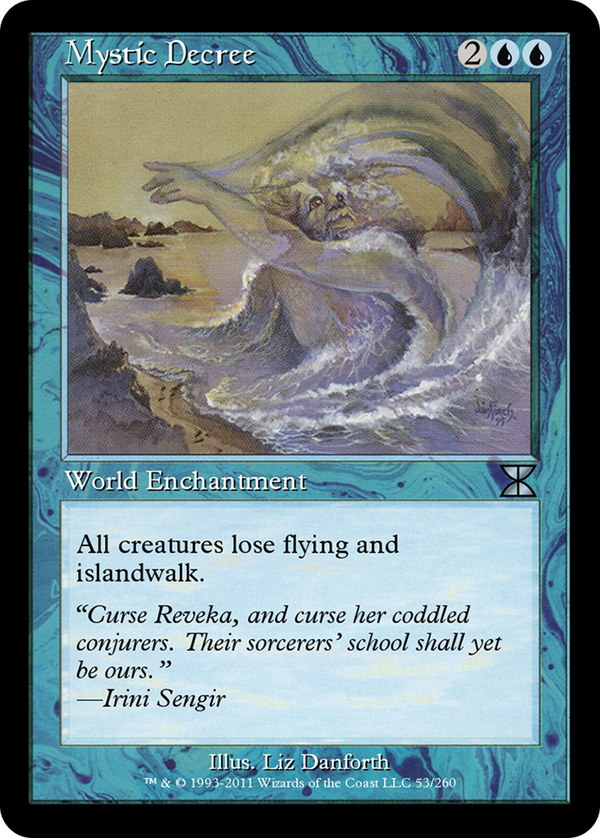 Mystic Decree (ME4-053) - Masters Edition IV Foil