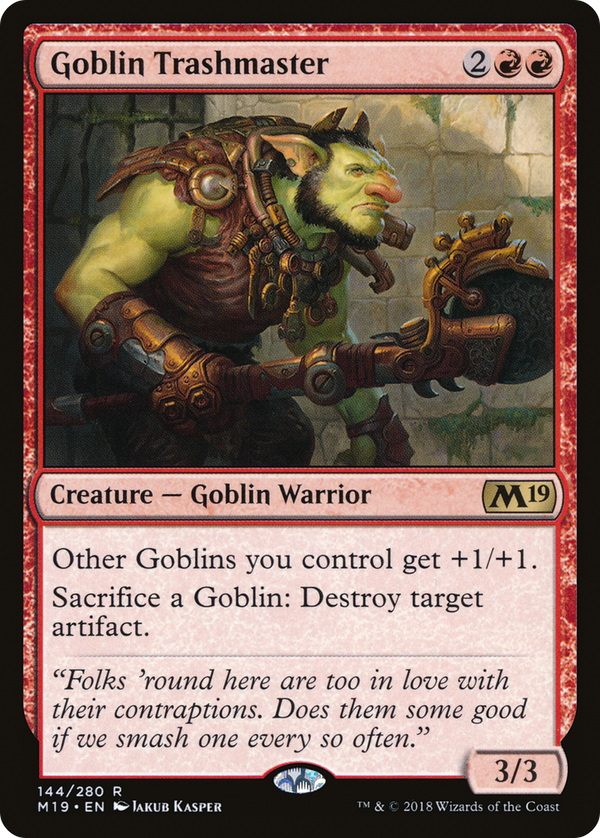 Goblin Trashmaster (M19-144) - Core Set 2019