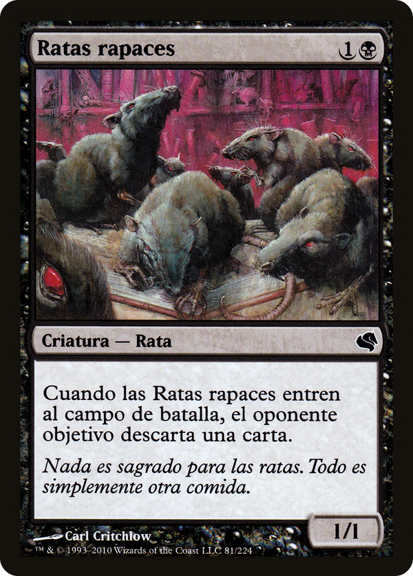 Ravenous Rats (Spanish) - "Ratas rapaces" (PS11-081) - Salvat 2011