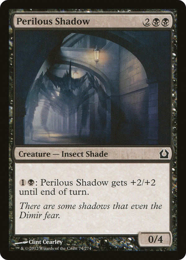 Perilous Shadow (RTR-074) - Return to Ravnica