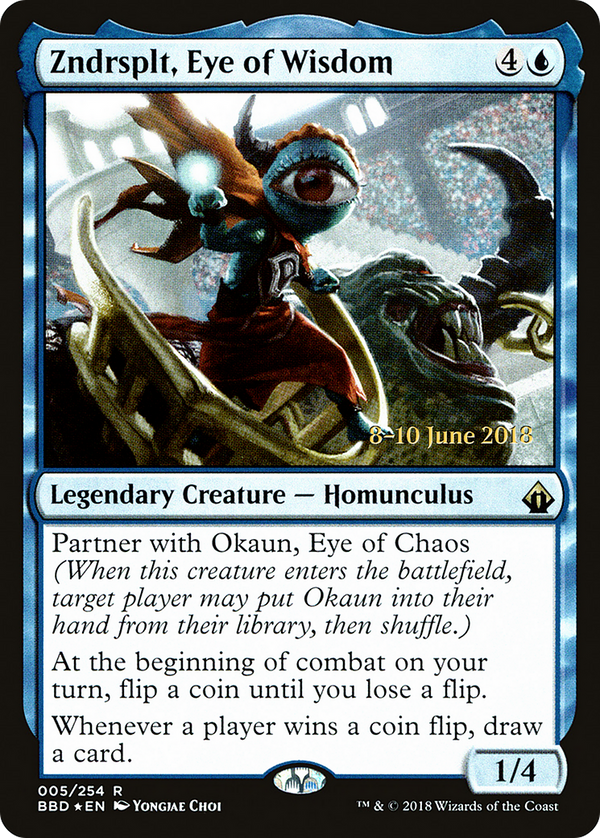 Zndrsplt, Eye of Wisdom (LARP-005) - Battlebond Promos Foil