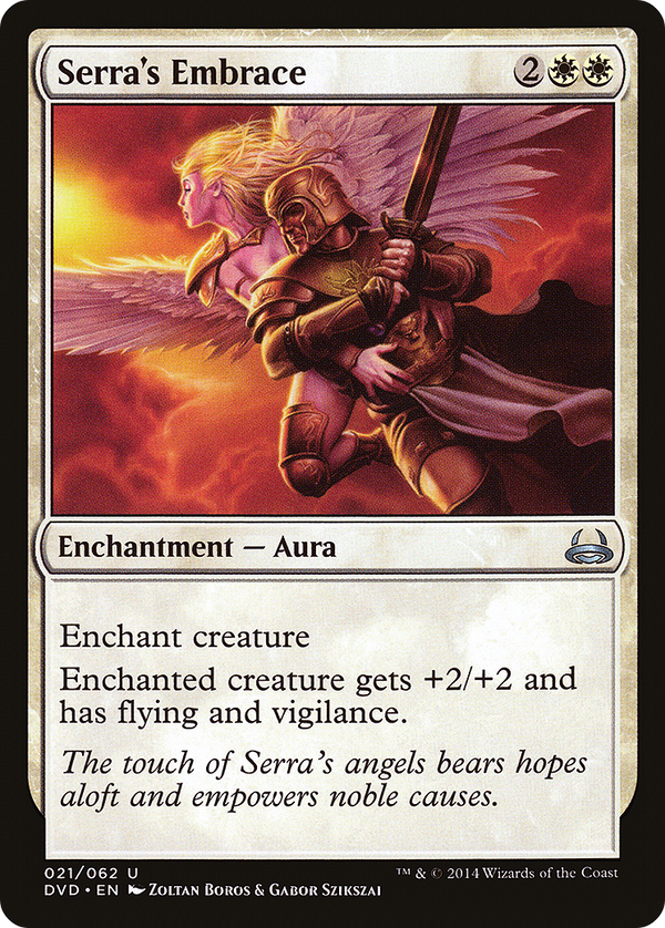Serra's Embrace (DD3-) - Duel Decks Anthology: Divine vs. Demonic