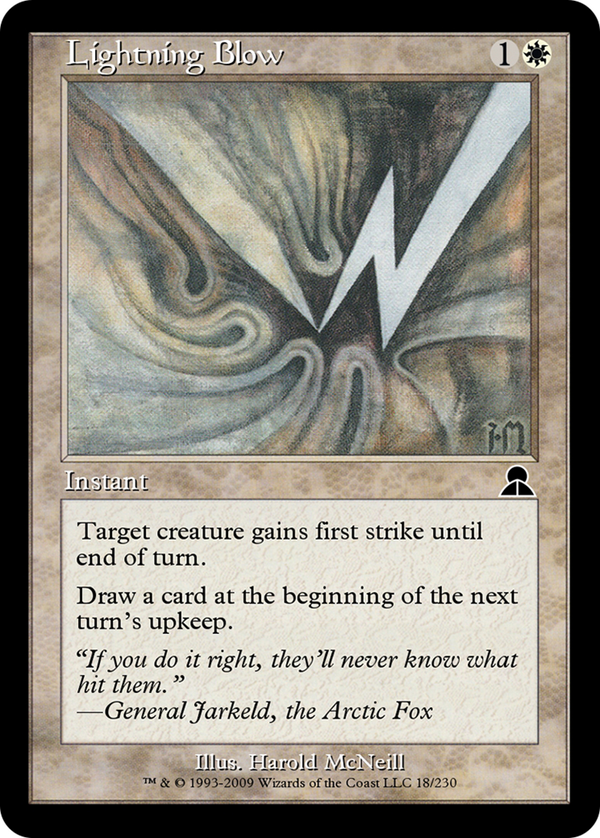 Lightning Blow (ME3-018) - Masters Edition III Foil