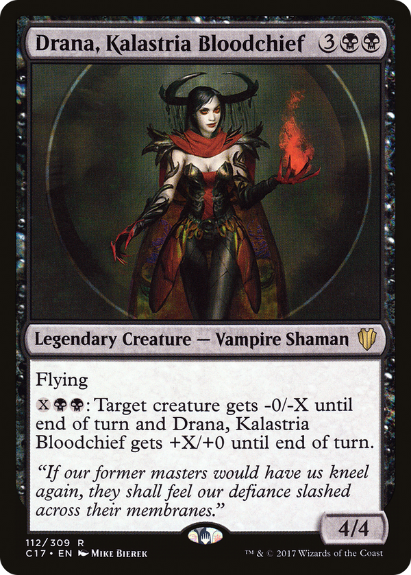 Drana, Kalastria Bloodchief (C17-112) - Commander 2017