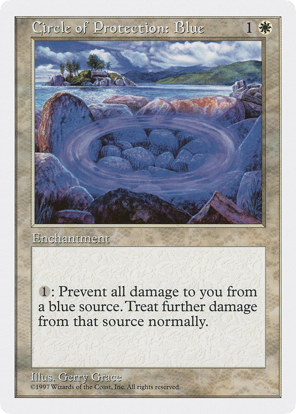 Circle of Protection: Blue (5ED-) - Fifth Edition