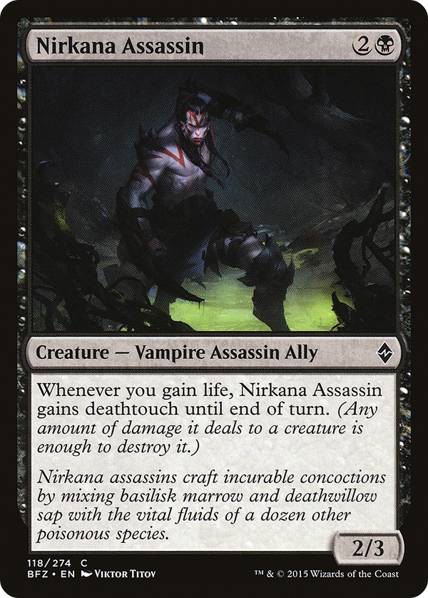 Nirkana Assassin (BFZ-118) - Battle for Zendikar