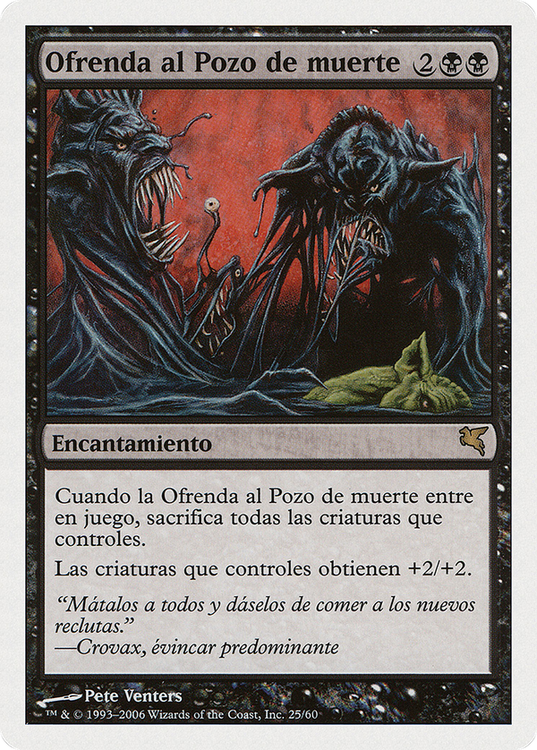 Death Pit Offering (Italian) - "Offerta per la Fossa della Morte" (PSAL-F25) - Salvat 2005