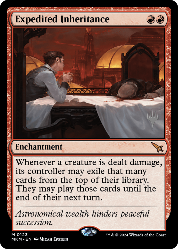 Expedited Inheritance (PPMKM-123) - Murders at Karlov Manor Promos