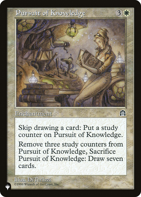 Pursuit of Knowledge (LIST-) - The List